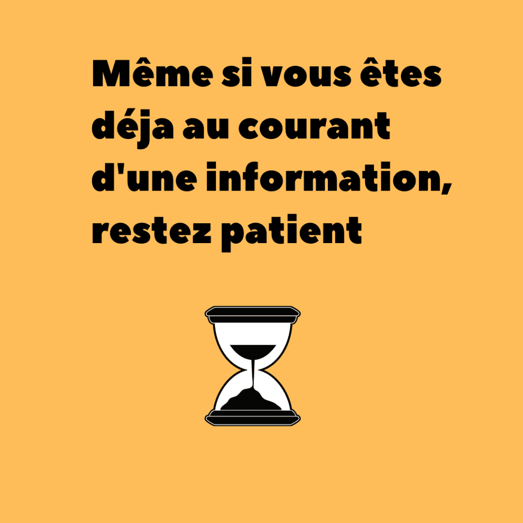 Ecoute active patience